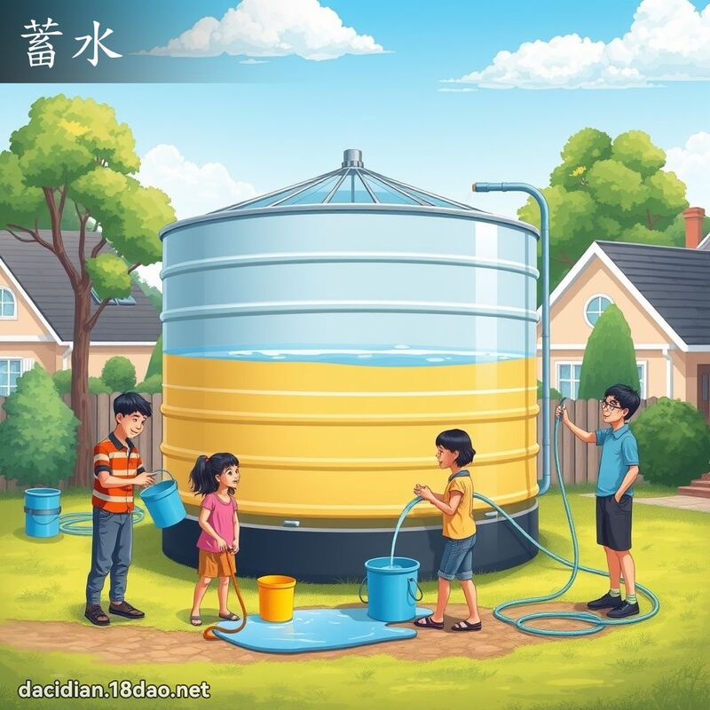 蓄水 - 國語大辭典配圖