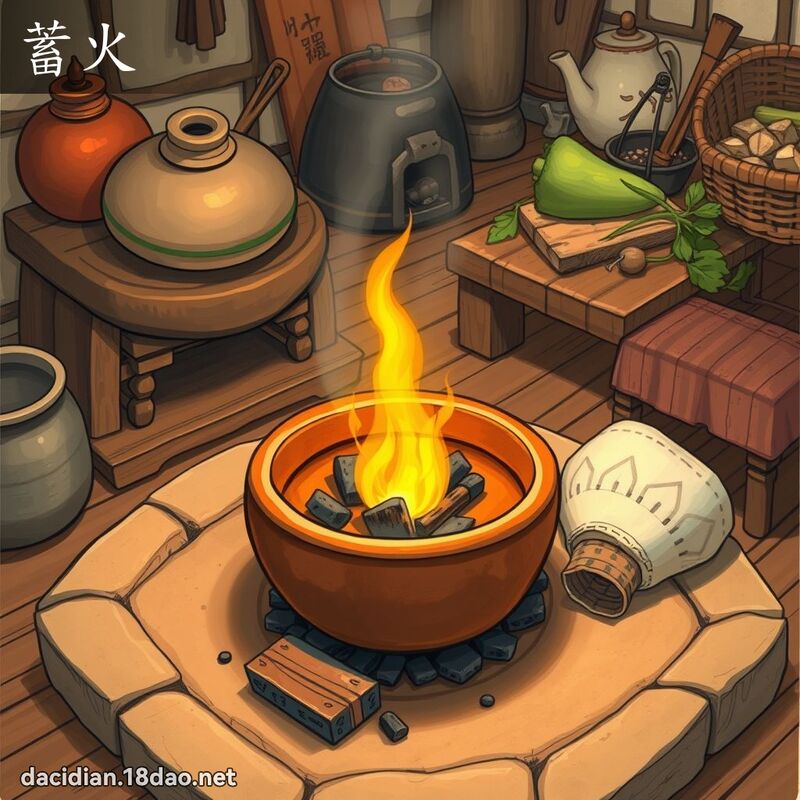 蓄火 - 國語大辭典配圖