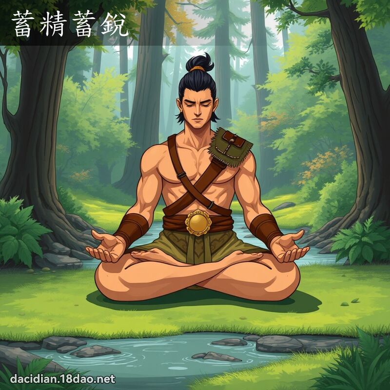 蓄精蓄銳 - 國語大辭典配圖