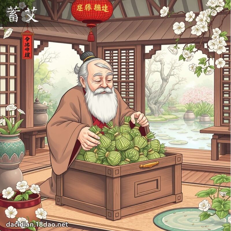 蓄艾 - 国语大辞典配图