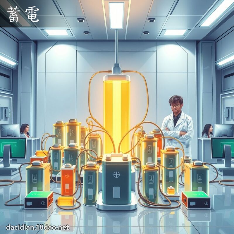 蓄电 - 国语大辞典配图