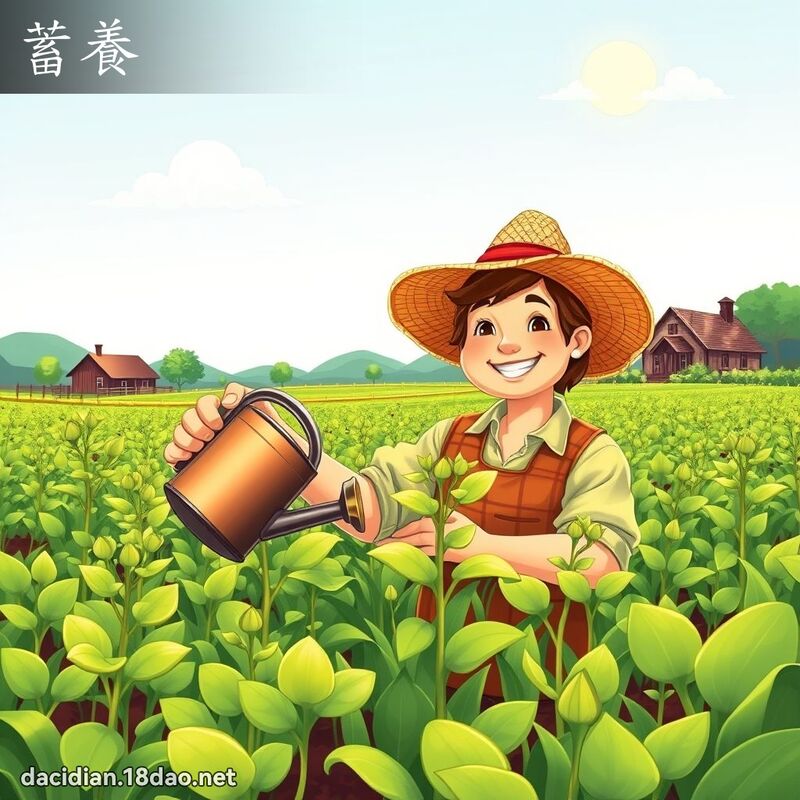 蓄養 - 國語大辭典配圖