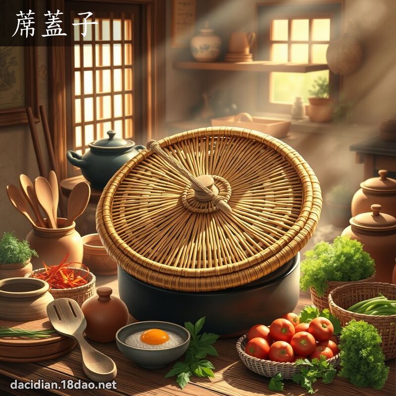 蓆盖子 - 国语大辞典配图
