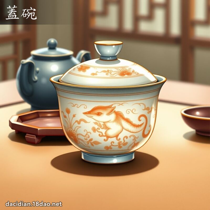 蓋碗 - 國語大辭典配圖
