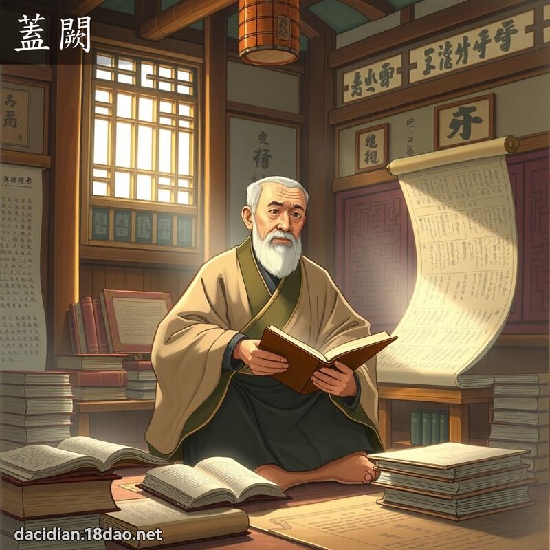 盖闕 - 国语大辞典配图