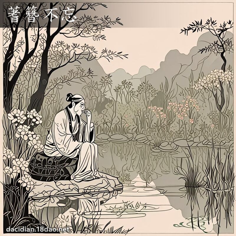 蓍簪不忘 - 國語大辭典配圖