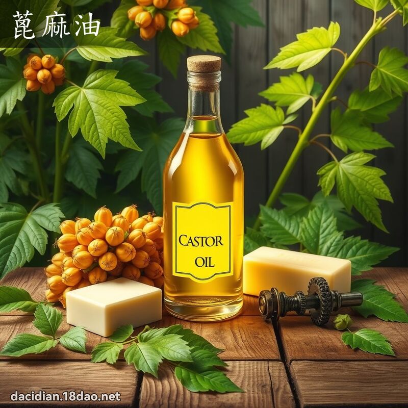 蓖麻油 - 國語大辭典配圖