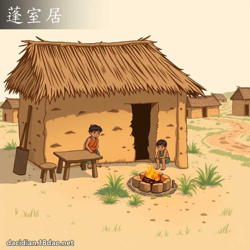 蓬室居 - 國語大辭典配圖
