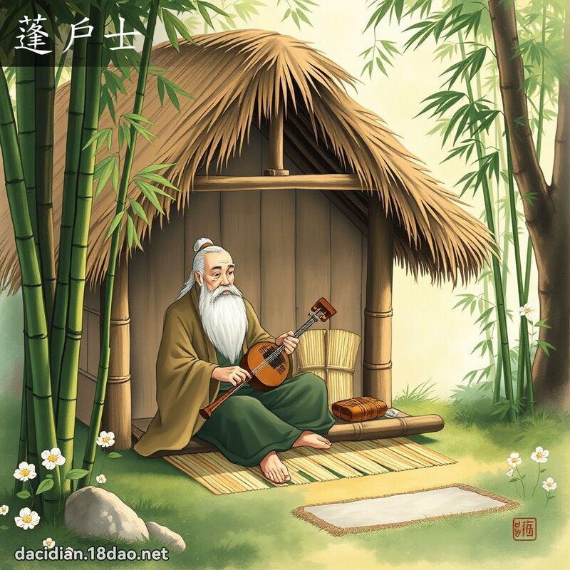 蓬戶士 - 國語大辭典配圖