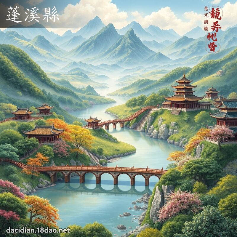 蓬溪縣 - 國語大辭典配圖