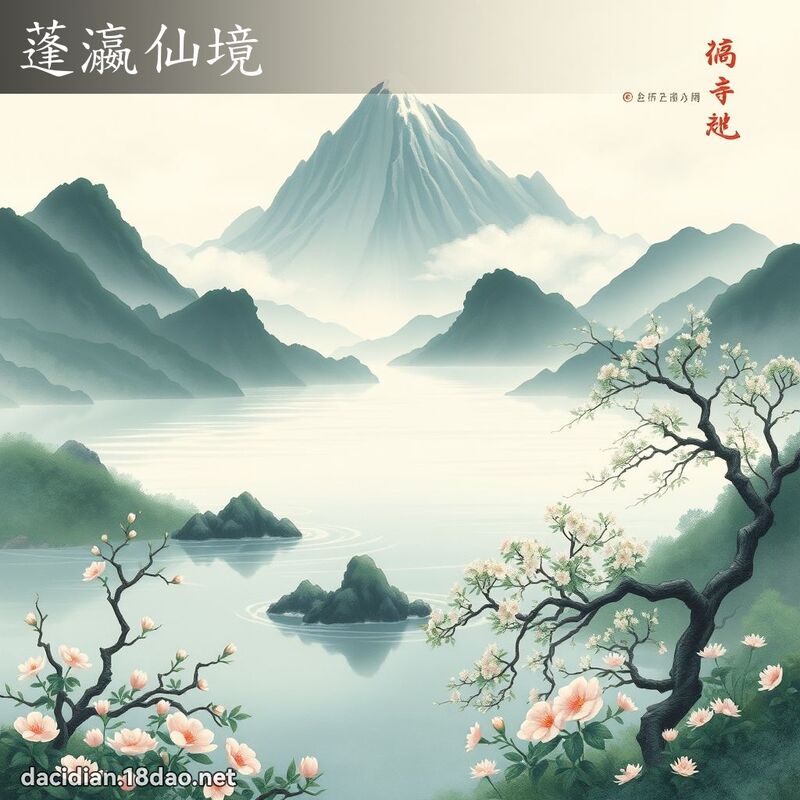蓬瀛仙境 - 國語大辭典配圖