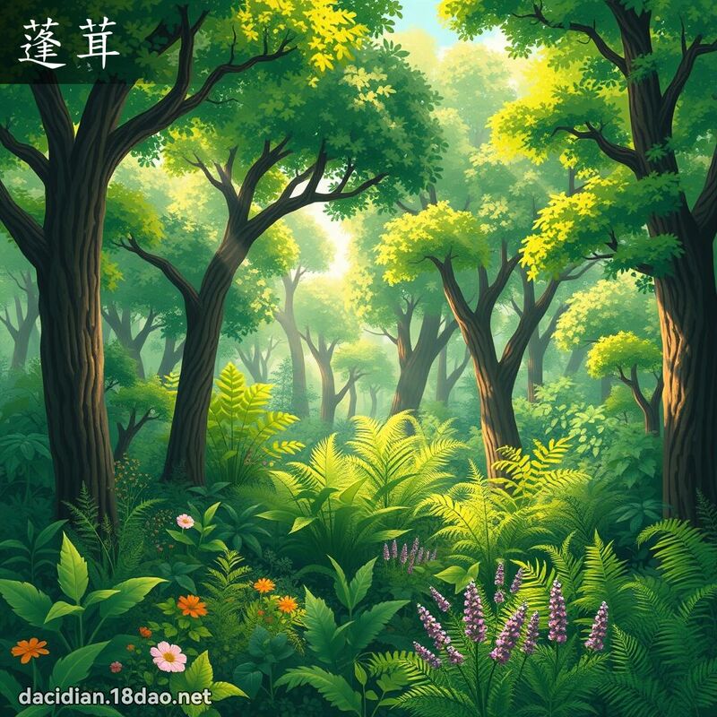 蓬茸 - 国语大辞典配图