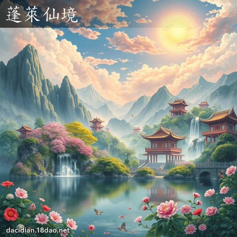 蓬萊仙境 - 國語大辭典配圖