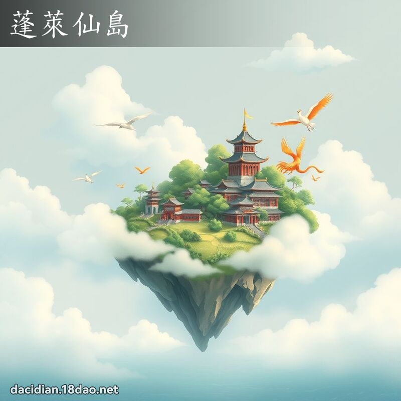 蓬莱仙岛 - 国语大辞典配图