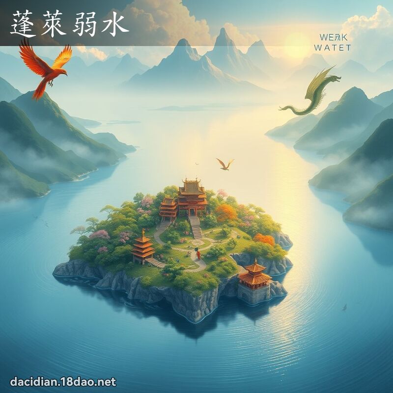 蓬莱弱水 - 国语大辞典配图