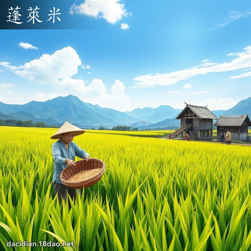 蓬萊米 - 國語大辭典配圖