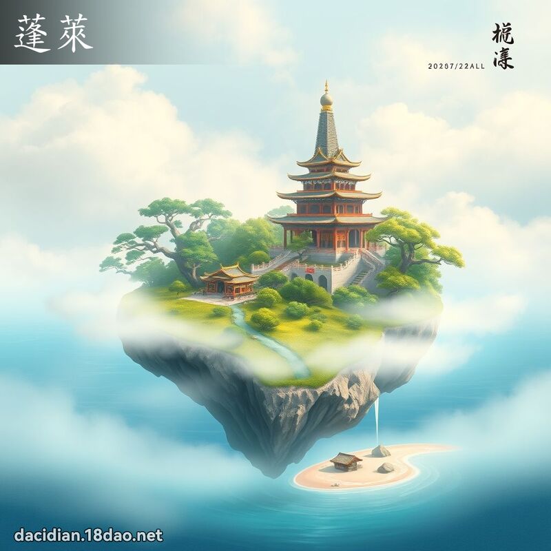 蓬萊 - 國語大辭典配圖