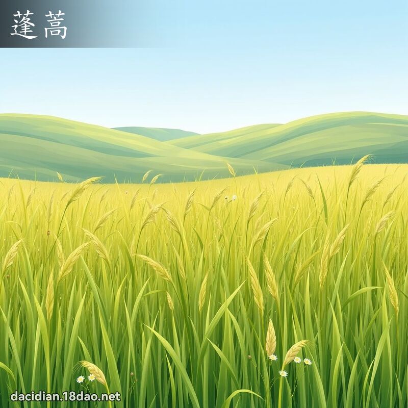 蓬蒿 - 國語大辭典配圖