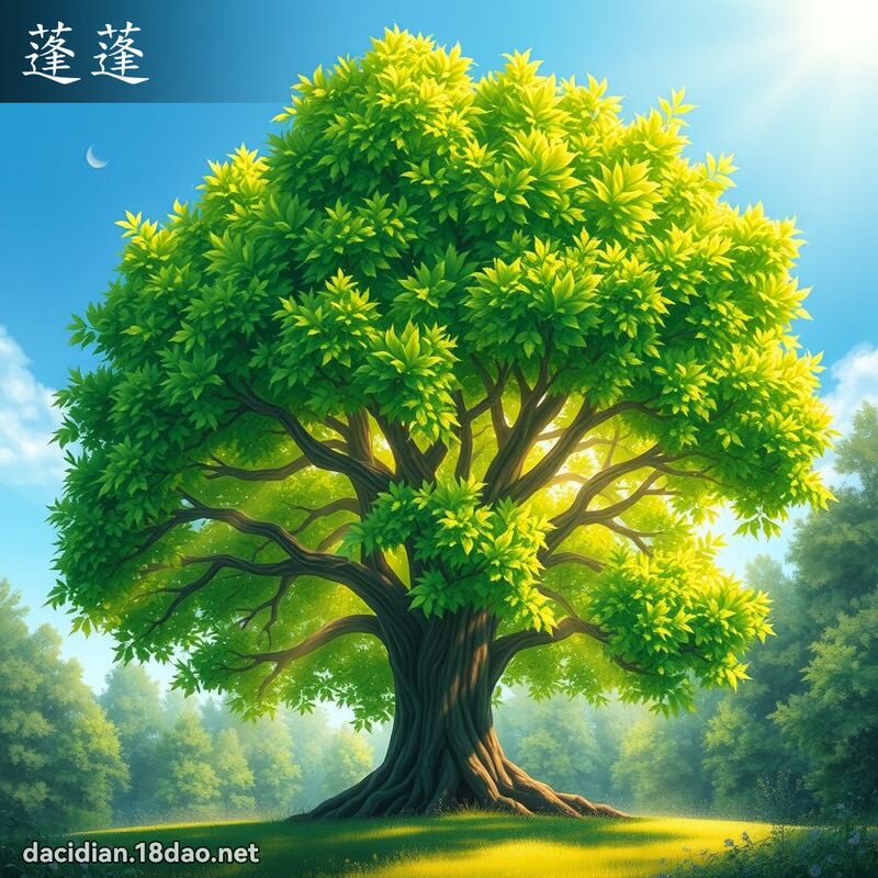 蓬蓬 - 国语大辞典配图