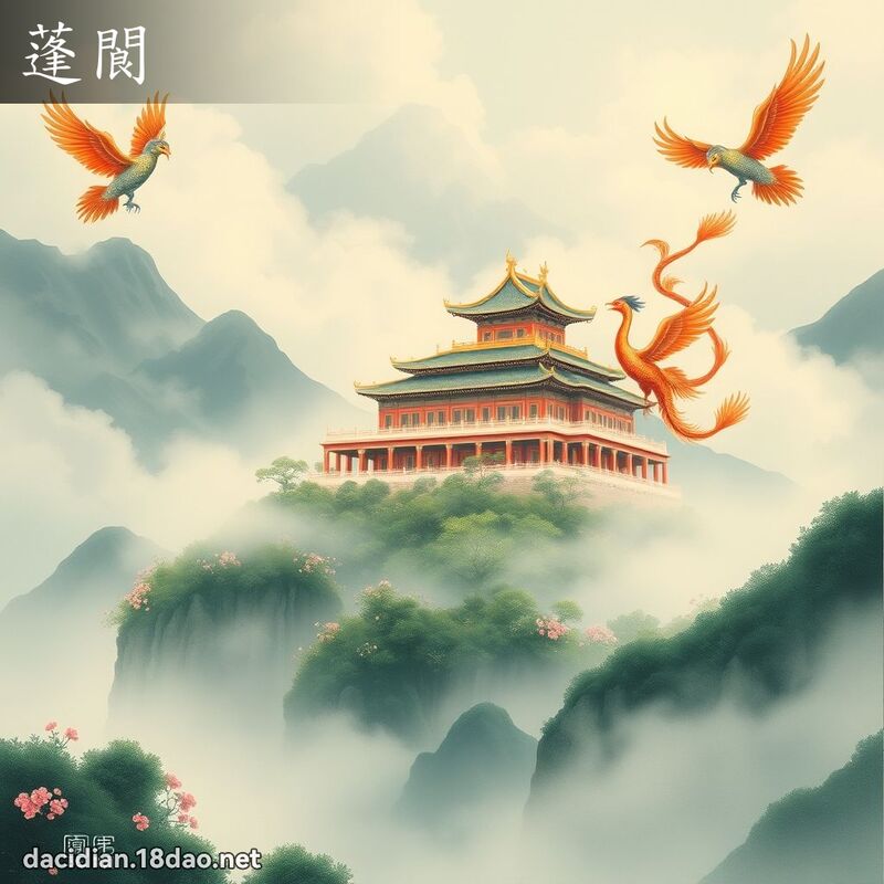 蓬閬 - 国语大辞典配图