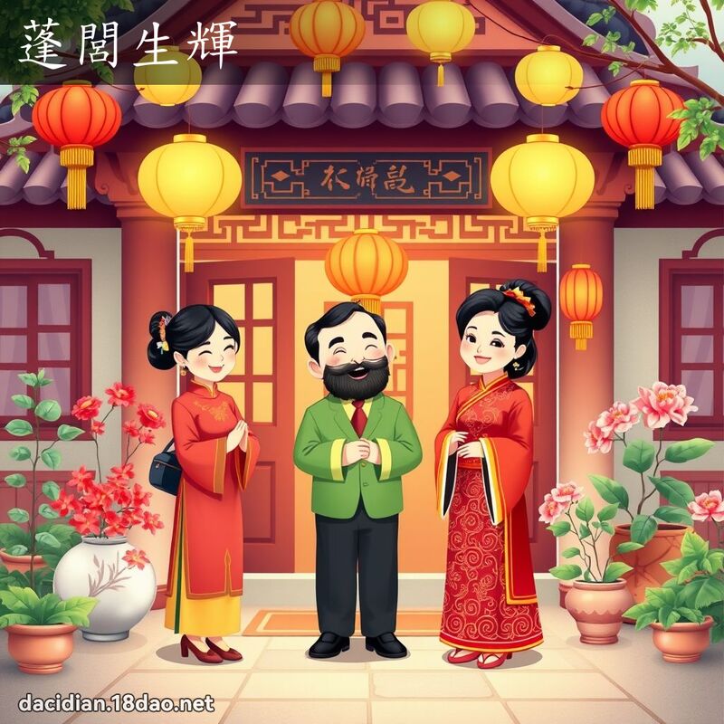 蓬閭生輝 - 國語大辭典配圖