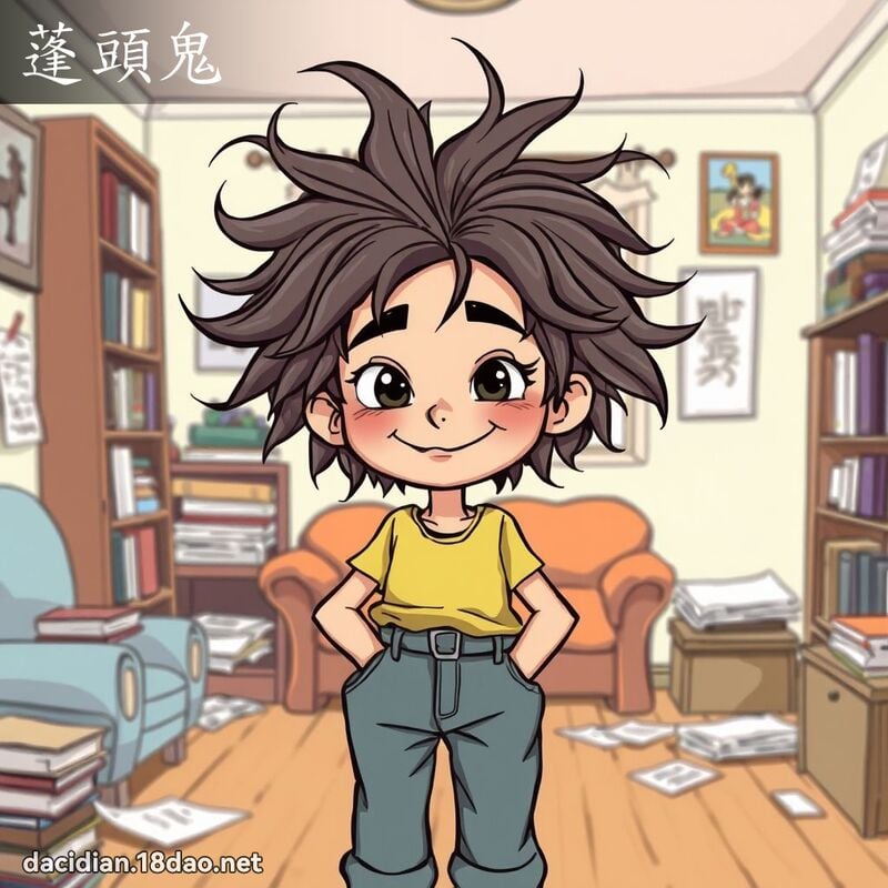 蓬頭鬼 - 國語大辭典配圖