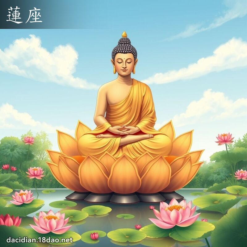 蓮座 - 國語大辭典配圖