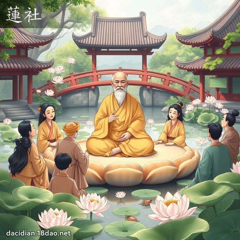 莲社 - 国语大辞典配图