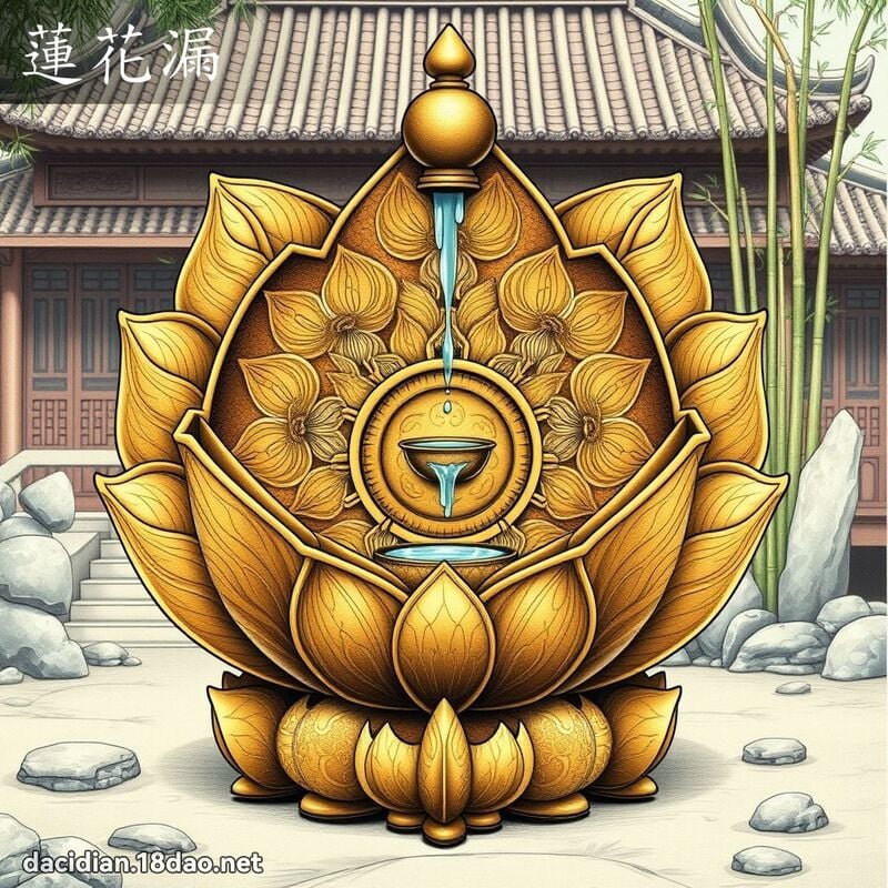莲花漏 - 国语大辞典配图