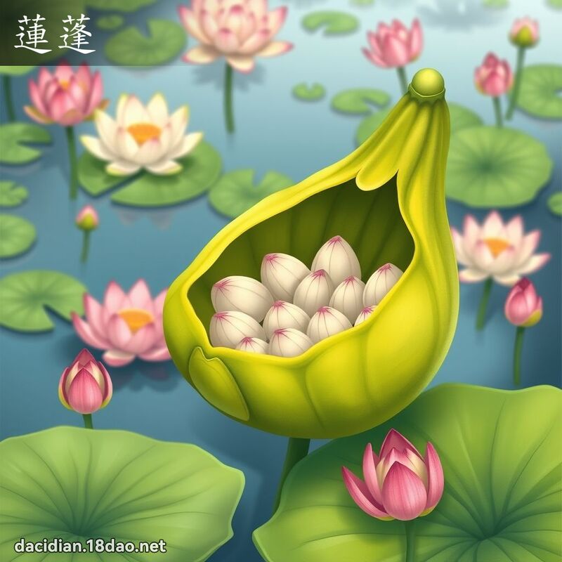 蓮蓬 - 國語大辭典配圖