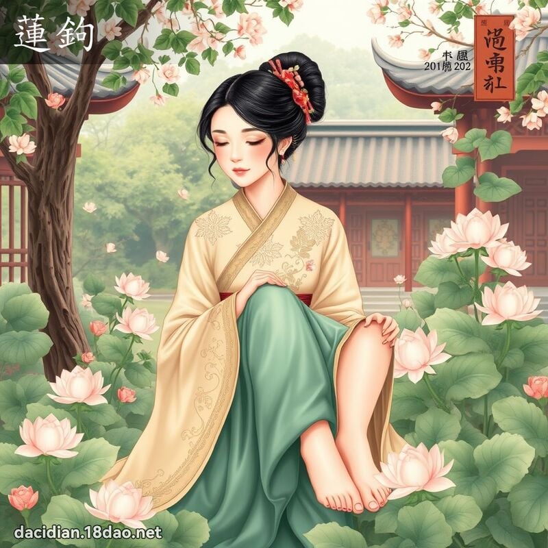 莲鉤 - 国语大辞典配图