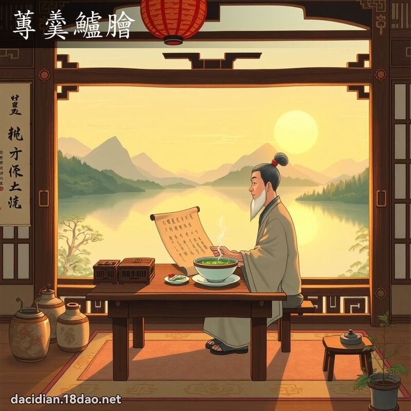 蓴羹鱸膾 - 國語大辭典配圖