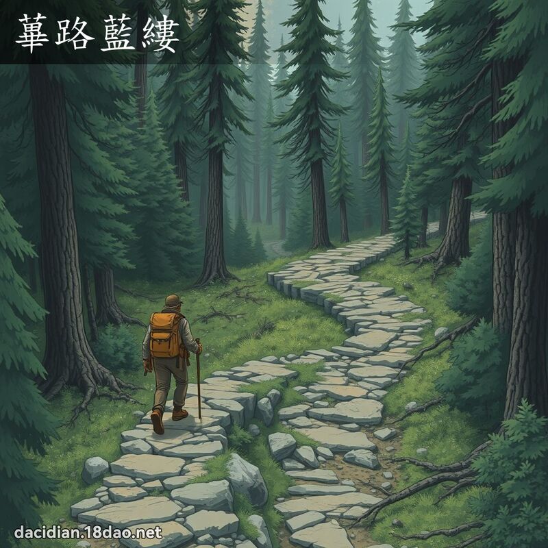 蓽路蓝缕 - 国语大辞典配图