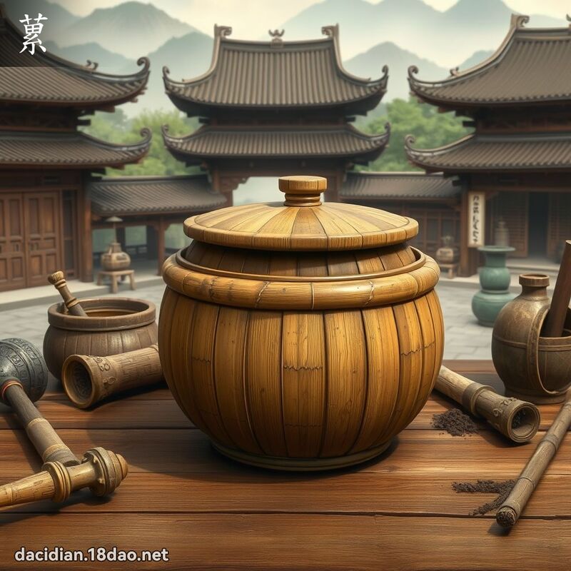 蔂 - 国语大辞典配图