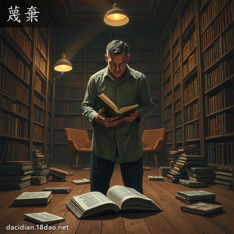 蔑弃 - 国语大辞典配图
