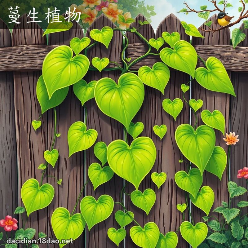 蔓生植物 - 國語大辭典配圖