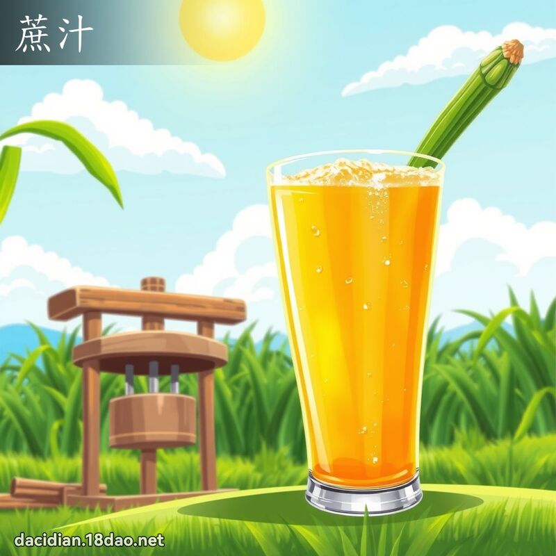 蔗汁 - 国语大辞典配图
