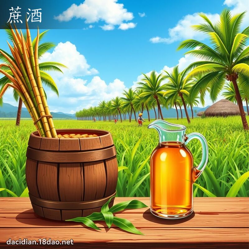 蔗酒 - 国语大辞典配图