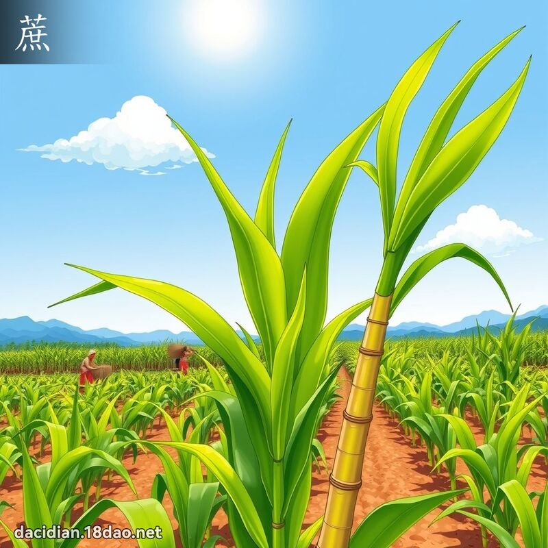 蔗 - 國語大辭典配圖