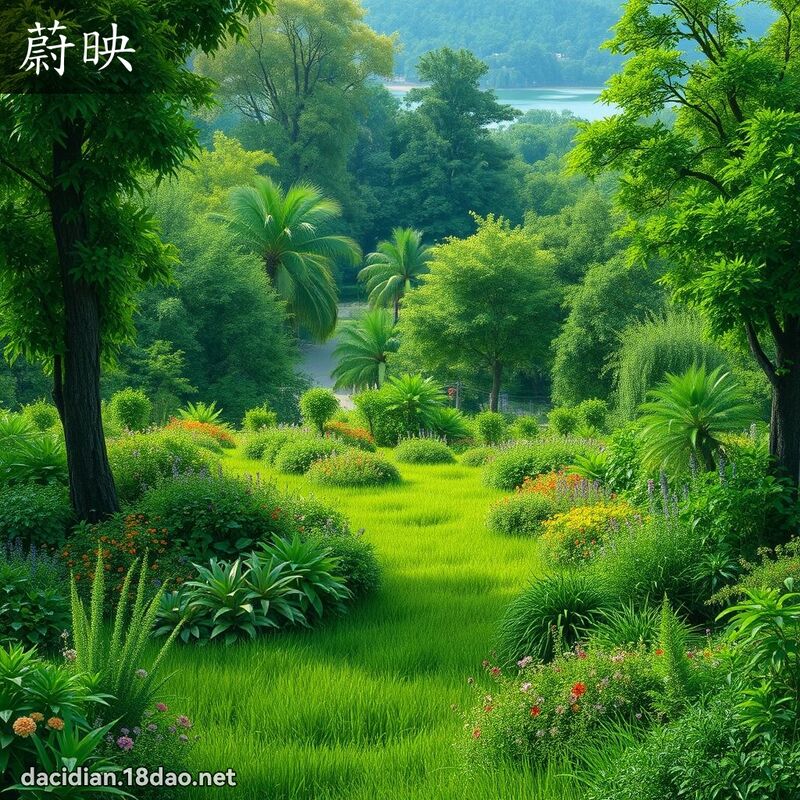 蔚映 - 國語大辭典配圖