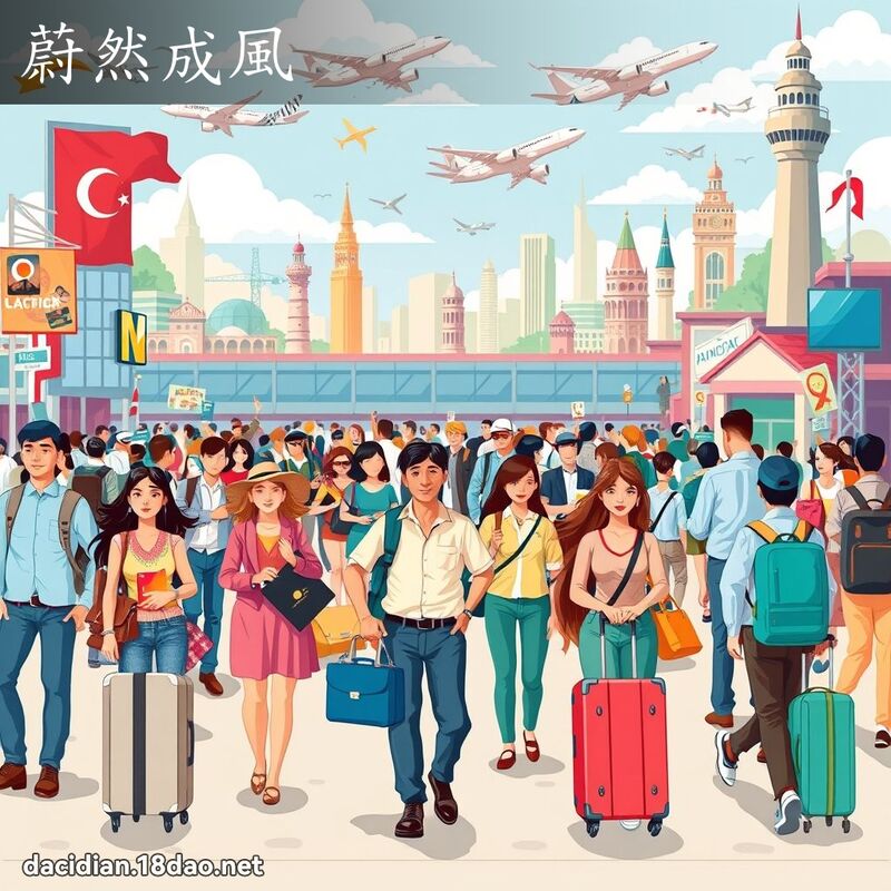 蔚然成风 - 国语大辞典配图