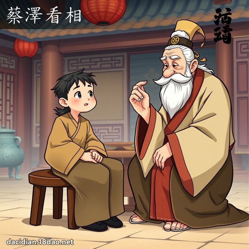 蔡泽看相 - 国语大辞典配图
