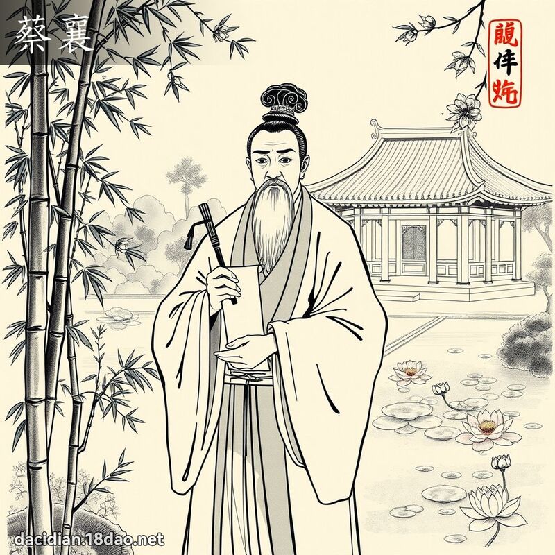 蔡襄 - 国语大辞典配图