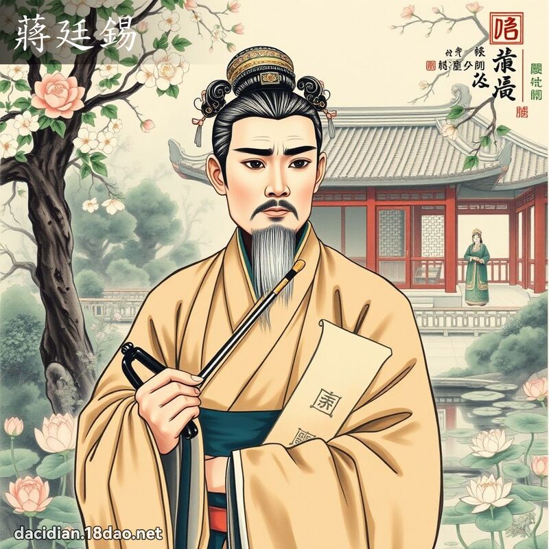 蒋廷锡 - 国语大辞典配图