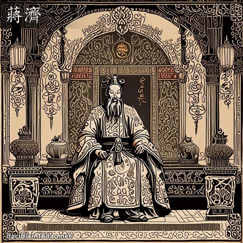 蔣濟 - 國語大辭典配圖
