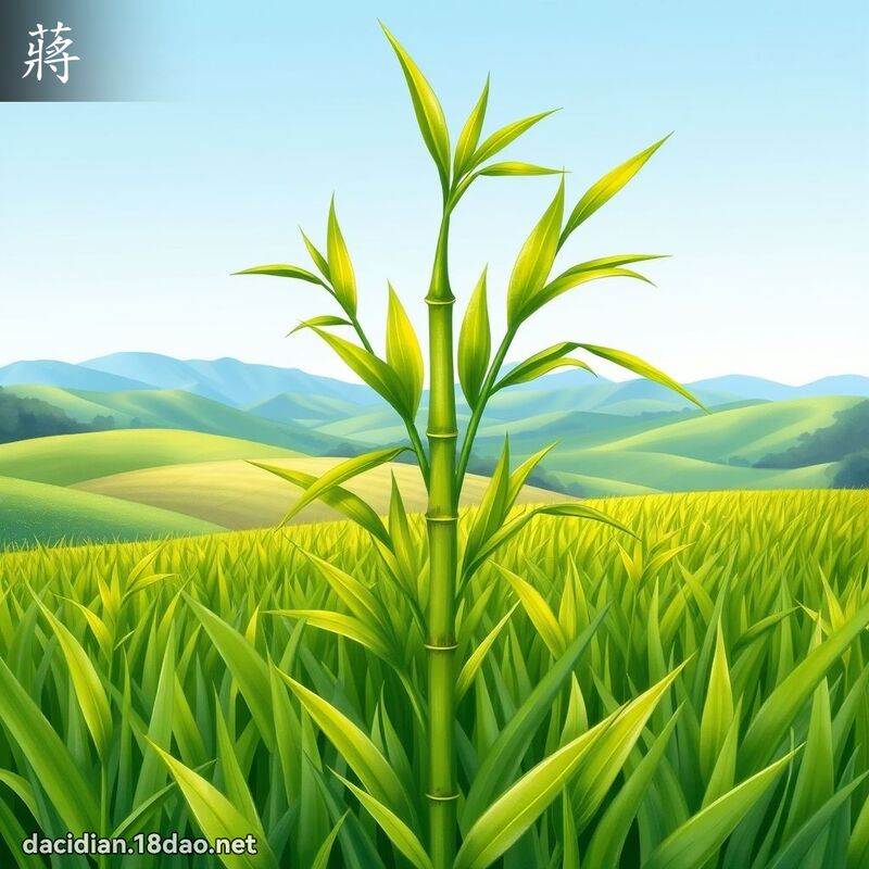 蔣 - 國語大辭典配圖