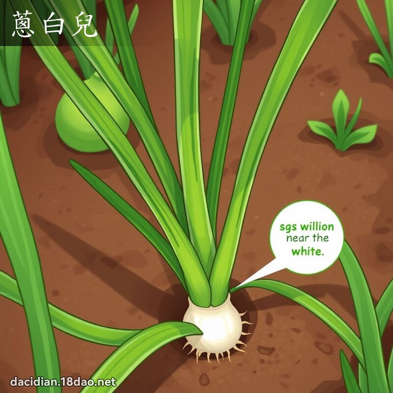 蔥白兒 - 國語大辭典配圖
