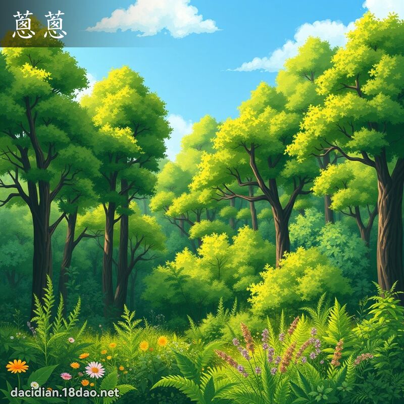 蔥蔥 - 國語大辭典配圖