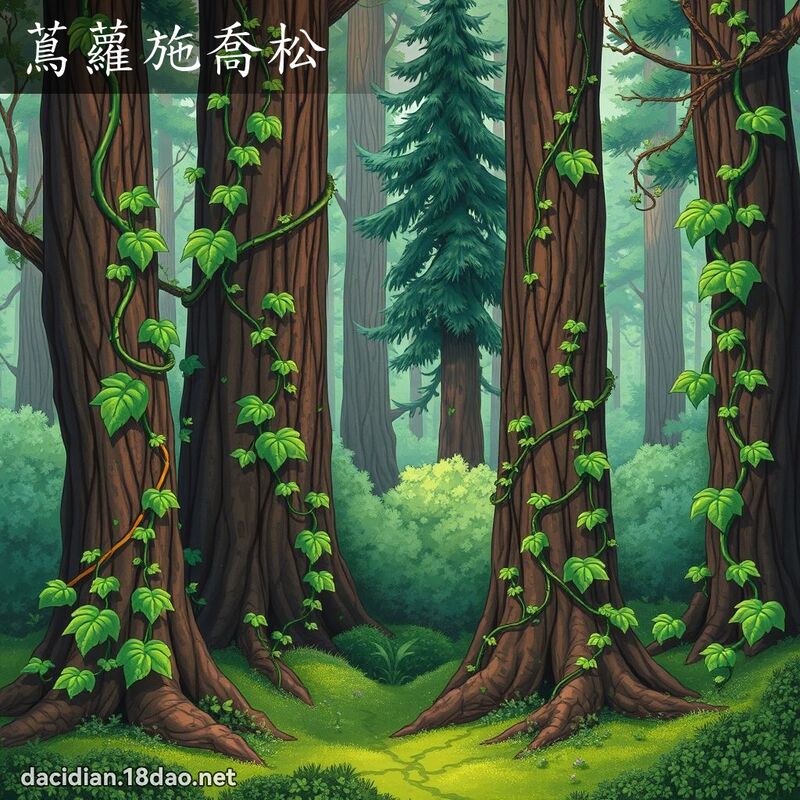 蔦蘿施喬松 - 國語大辭典配圖