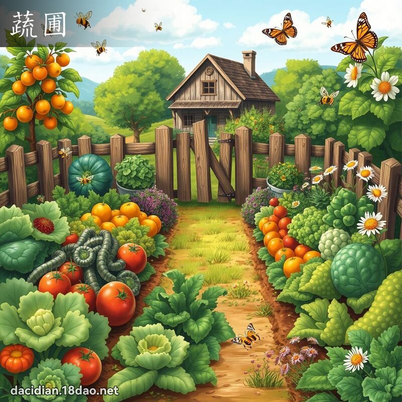 蔬圃 - 国语大辞典配图